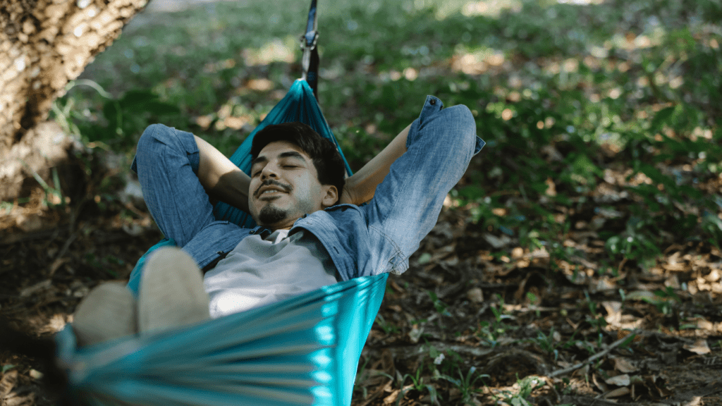 Man on the hammock 