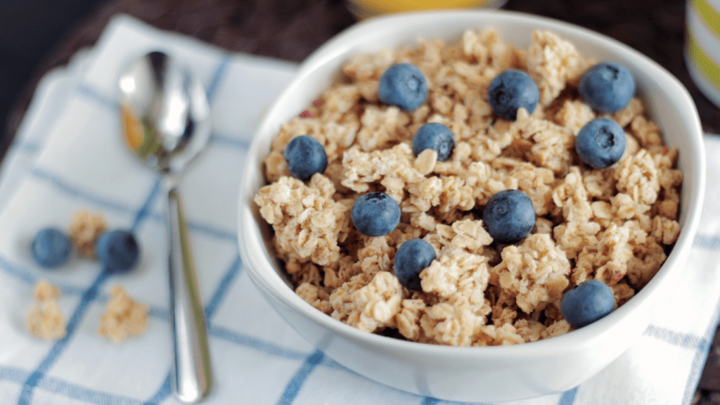 oats and blueberries 