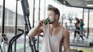 Drinking energy drink