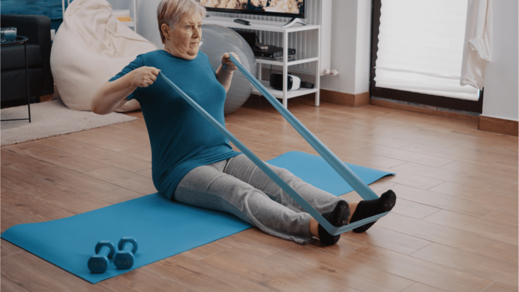 Using Resistance Bands