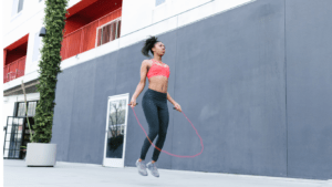 Using jumping rope