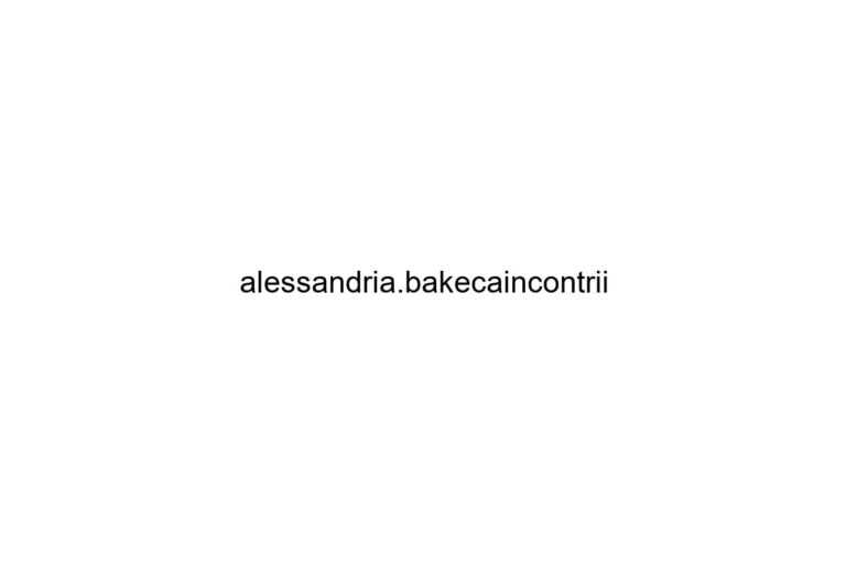 alessandria bakecaincontrii