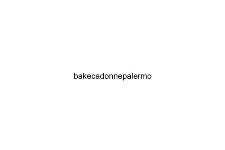 bakecadonnepalermo