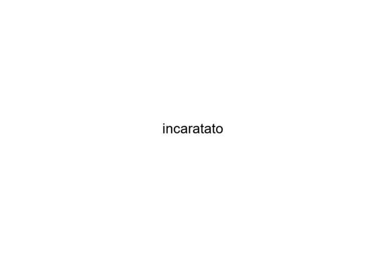 incaratato