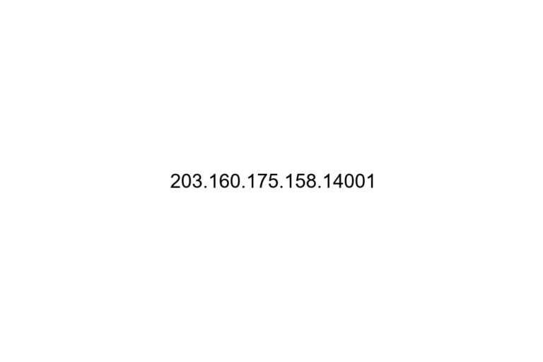 203 160 175 158 14001
