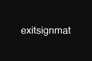 exitsignmat