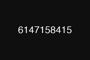 6147158415