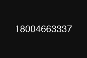 18004663337