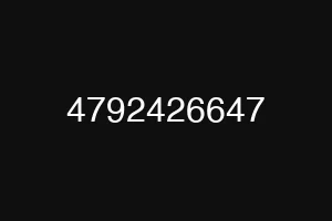 4792426647