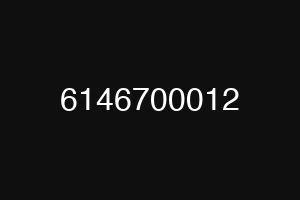 6146700012