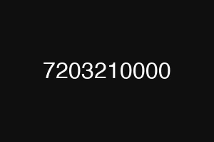 7203210000