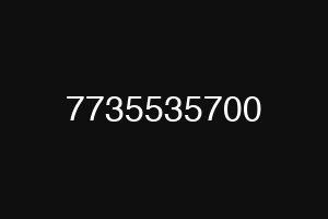 7735535700