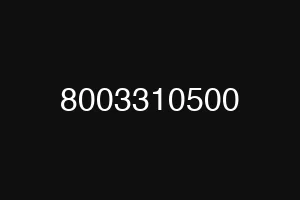 8003310500