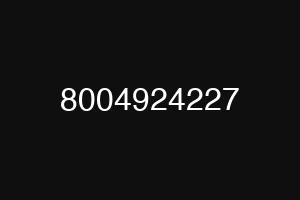8004924227