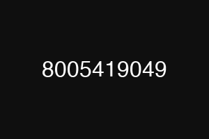8005419049